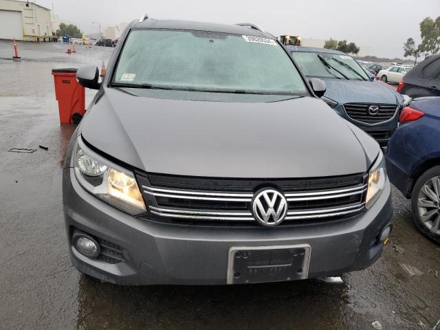 WVGBV7AX2CW006071 - 2012 VOLKSWAGEN TIGUAN S GRAY photo 5