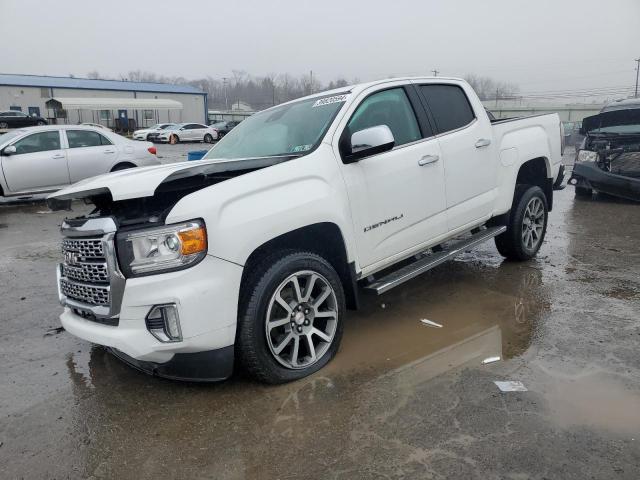 1GTG6EEN4M1147792 - 2021 GMC CANYON DENALI WHITE photo 1