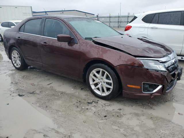 3FAHP0JA5CR143154 - 2012 FORD FUSION SEL BURGUNDY photo 4