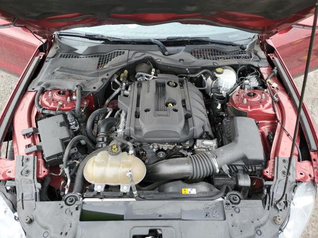 1FA6P8TH7J5129143 - 2018 FORD MUSTANG RED photo 11
