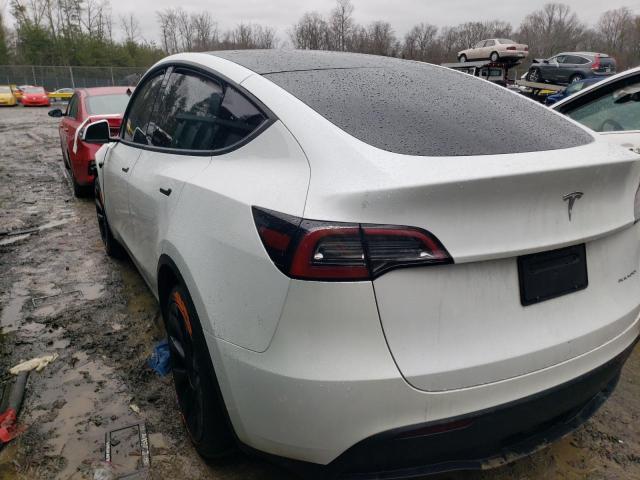 7SAYGDEE4PF606457 - 2023 TESLA MODEL Y WHITE photo 2