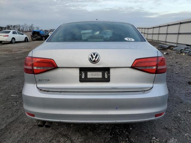 3VW2K7AJ8FM336534 - 2015 VOLKSWAGEN JETTA BASE SILVER photo 6