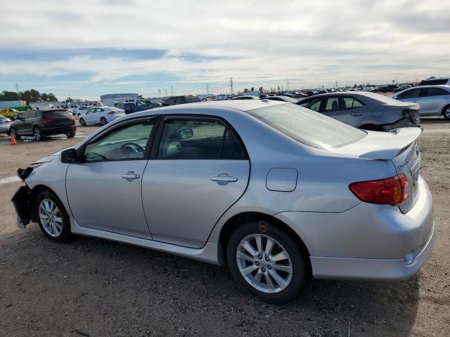 2T1BU4EE2AC531376 - 2010 TOYOTA COROLLA BASE SILVER photo 2