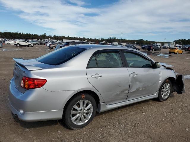 2T1BU4EE2AC531376 - 2010 TOYOTA COROLLA BASE SILVER photo 3