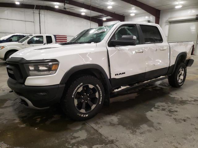 1C6SRFLT8KN602374 - 2019 RAM 1500 REBEL WHITE photo 1