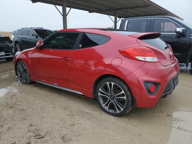 KMHTC6AE5GU271846 - 2016 HYUNDAI VELOSTER TURBO RED photo 2