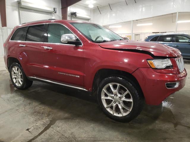 1C4RJFJG3EC500310 - 2014 JEEP GRAND CHER SUMMIT წითელი ფოტო 4