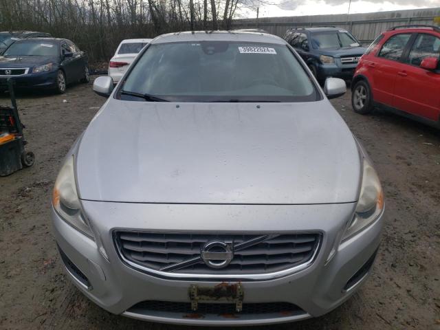 YV1622FS2C2132138 - 2012 VOLVO S60 T5 SILVER photo 5