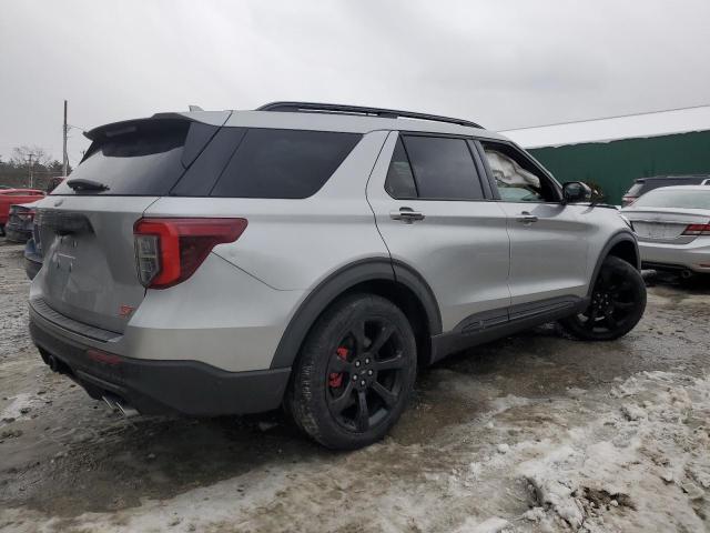 1FM5K8GC1LGB70163 - 2020 FORD EXPLORER ST SILVER photo 3