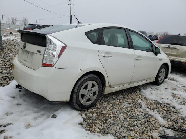 JTDKN3DU4A0192677 - 2010 TOYOTA PRIUS WHITE photo 3