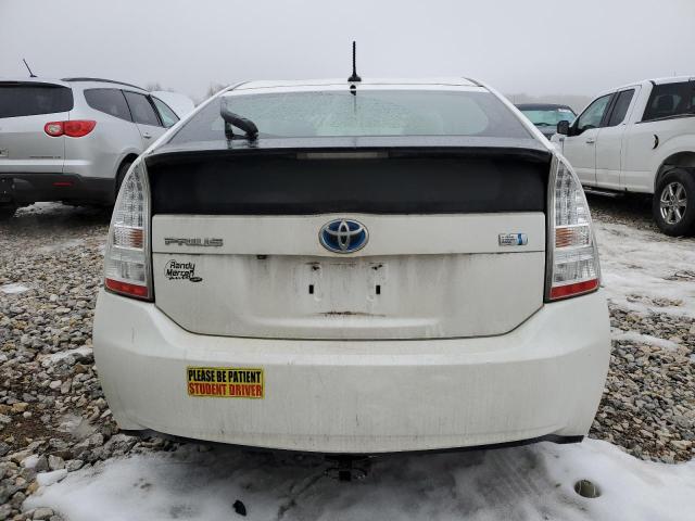 JTDKN3DU4A0192677 - 2010 TOYOTA PRIUS WHITE photo 6