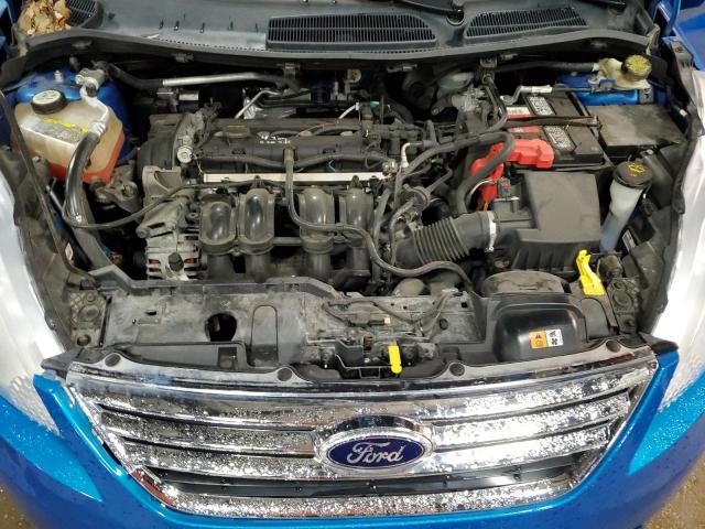 3FADP4BJ1DM220301 - 2013 FORD FIESTA SE BLUE photo 11