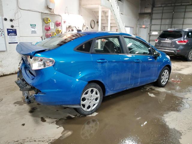 3FADP4BJ1DM220301 - 2013 FORD FIESTA SE BLUE photo 3