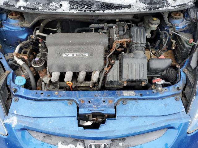 JHMGD38477S027639 - 2007 HONDA FIT BLUE photo 11