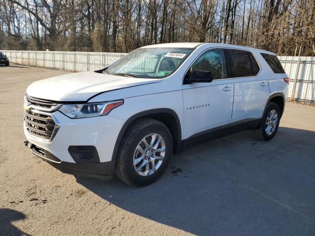 1GNERFKW3KJ100677 - 2019 CHEVROLET TRAVERSE LS WHITE photo 1