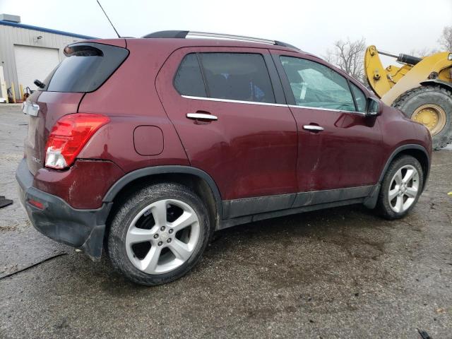 3GNCJMSB5GL256347 - 2016 CHEVROLET TRAX LTZ MAROON photo 3