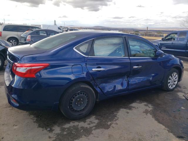 3N1AB7APXKY390376 - 2019 NISSAN SENTRA S BLUE photo 3