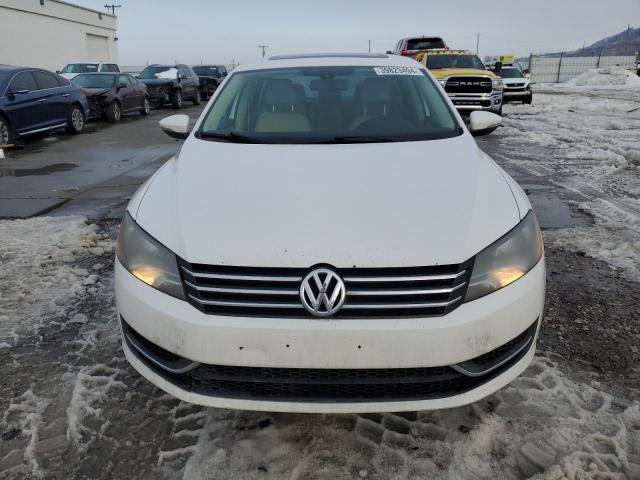 1VWBH7A31CC096241 - 2012 VOLKSWAGEN PASSAT SE WHITE photo 5