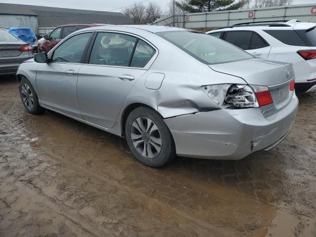 1HGCR2F38DA061498 - 2013 HONDA ACCORD LX SILVER photo 2