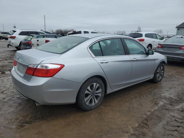 1HGCR2F38DA061498 - 2013 HONDA ACCORD LX SILVER photo 3