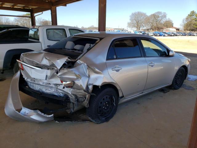 5YFBU4EEXDP150573 - 2013 TOYOTA COROLLA BASE SILVER photo 3