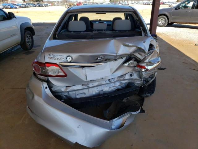 5YFBU4EEXDP150573 - 2013 TOYOTA COROLLA BASE SILVER photo 6