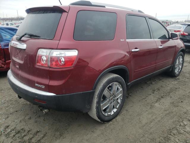 1GKLVNED8AJ135170 - 2010 GMC ACADIA SLT-2 MAROON photo 3