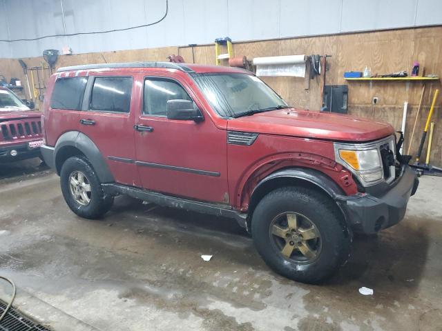 1D8GU28K17W659878 - 2007 DODGE NITRO SXT BURGUNDY photo 4