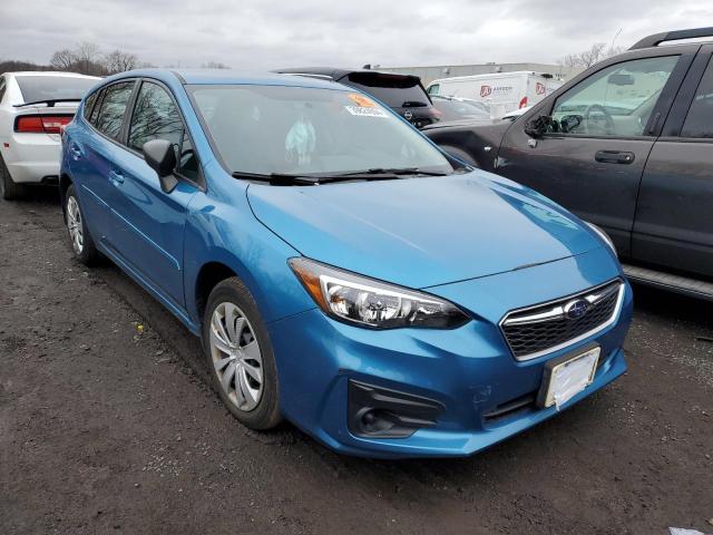 4S3GTAA6XH3746447 - 2017 SUBARU IMPREZA BLUE photo 4