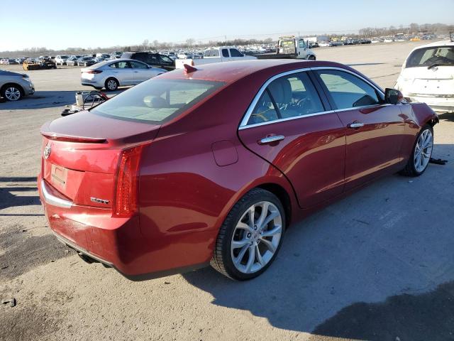 1G6AC5SX8E0140259 - 2014 CADILLAC ATS PERFORMANCE RED photo 3