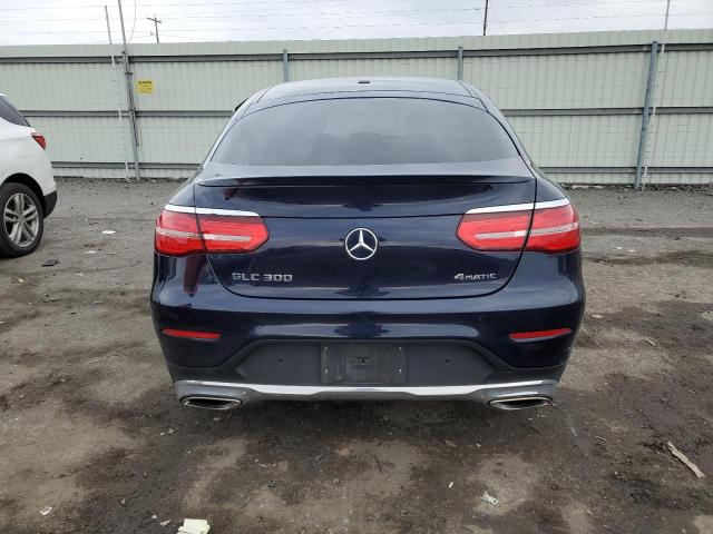 WDC0J4KB4JF386028 - 2018 MERCEDES-BENZ GLC COUPE BLUE photo 6