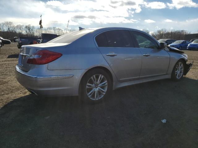 KMHGC4DF9CU178607 - 2012 HYUNDAI GENESIS 4.6L SILVER photo 3