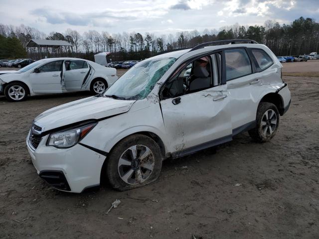 JF2SJABC7JH496745 - 2018 SUBARU FORESTER 2.5I WHITE photo 1