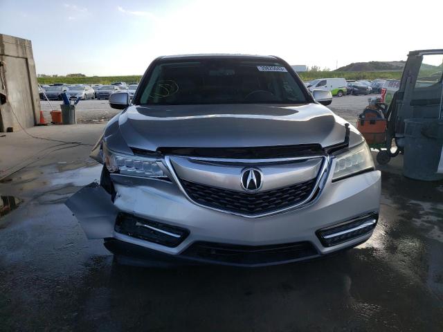 5FRYD3H43FB007162 - 2015 ACURA MDX TECHNOLOGY SILVER photo 5