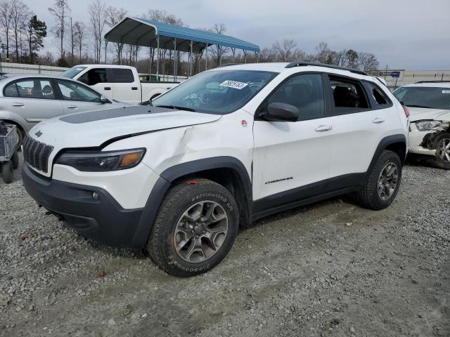 1C4PJMBX2MD109460 - 2021 JEEP CHEROKEE TRAILHAWK WHITE photo 1