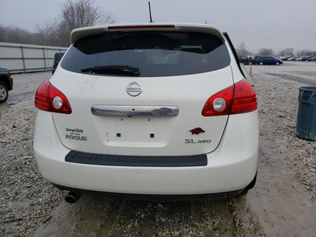 JN8AS5MV8BW271734 - 2011 NISSAN ROGUE S WHITE photo 6