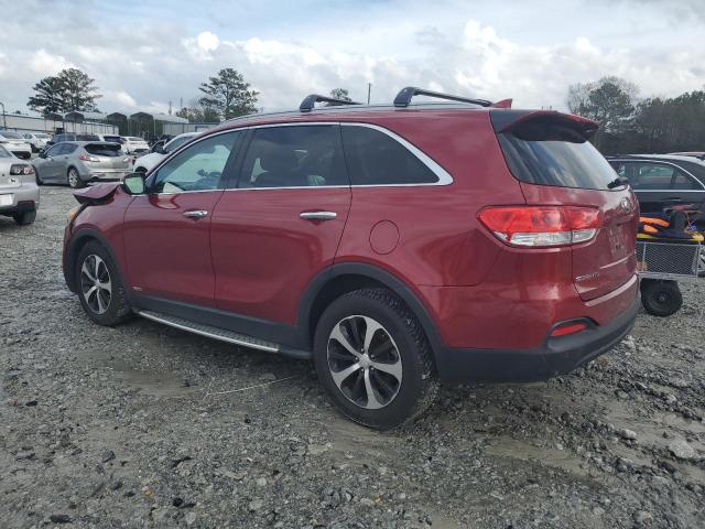 5XYPHDA11GG020381 - 2016 KIA SORENTO EX RED photo 2