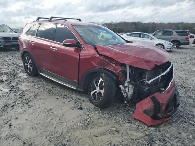 5XYPHDA11GG020381 - 2016 KIA SORENTO EX RED photo 4