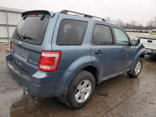 1FMCU4K30BKA14466 - 2011 FORD ESCAPE HYBRID BLUE photo 3