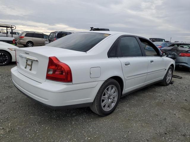 YV1TS592151408544 - 2005 VOLVO S80 2.5T WHITE photo 3