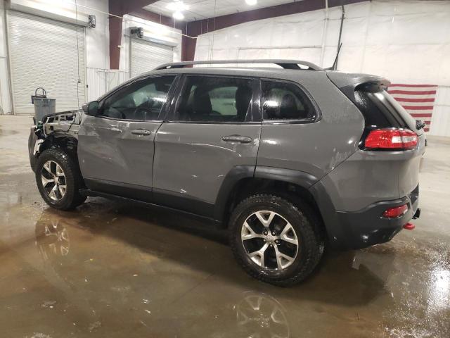 1C4PJMBX4JD525974 - 2018 JEEP CHEROKEE TRAILHAWK ნაცრისფერი ფოტო 2