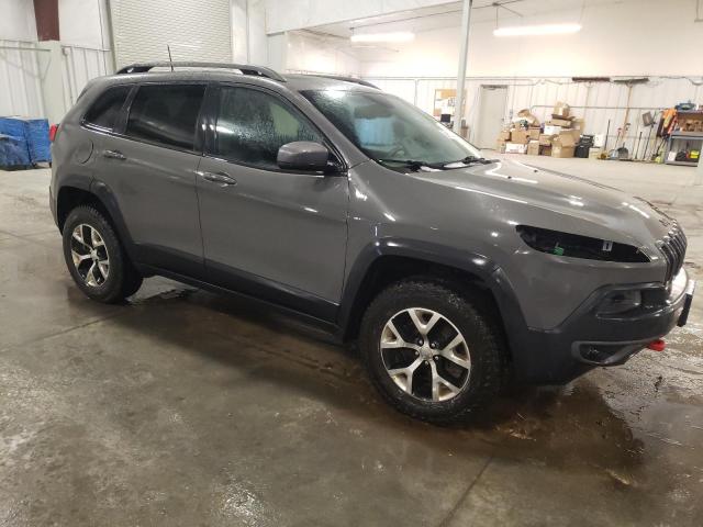 1C4PJMBX4JD525974 - 2018 JEEP CHEROKEE TRAILHAWK ნაცრისფერი ფოტო 4