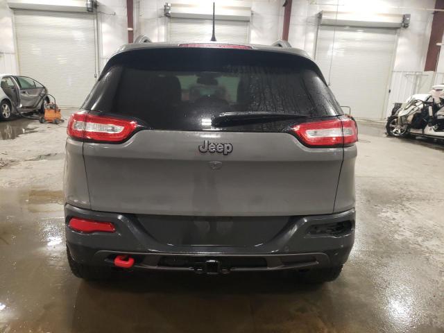 1C4PJMBX4JD525974 - 2018 JEEP CHEROKEE TRAILHAWK ნაცრისფერი ფოტო 6