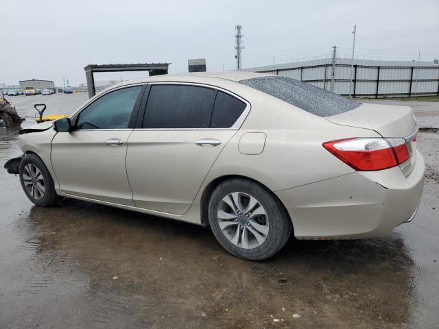 1HGCR2F30EA045443 - 2014 HONDA ACCORD LX GOLD photo 2