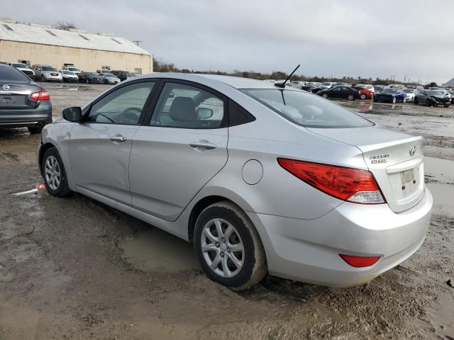 KMHCT4AE4CU193901 - 2012 HYUNDAI ACCENT GLS SILVER photo 2