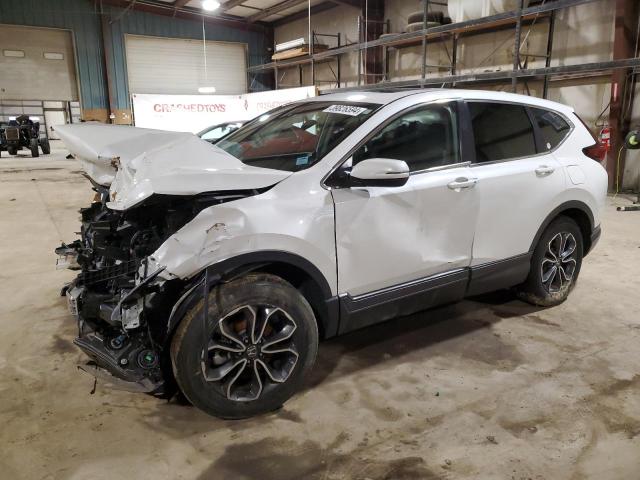 5J6RW2H87ML016447 - 2021 HONDA CR-V EXL WHITE photo 1