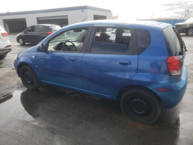 KL1TD66608B035581 - 2008 CHEVROLET AVEO BASE BLUE photo 2