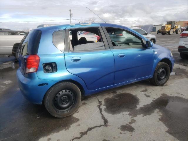 KL1TD66608B035581 - 2008 CHEVROLET AVEO BASE BLUE photo 3