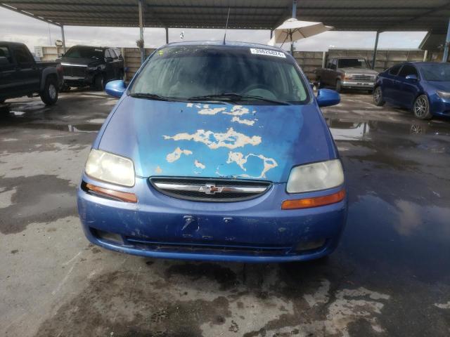 KL1TD66608B035581 - 2008 CHEVROLET AVEO BASE Mavi foto 5