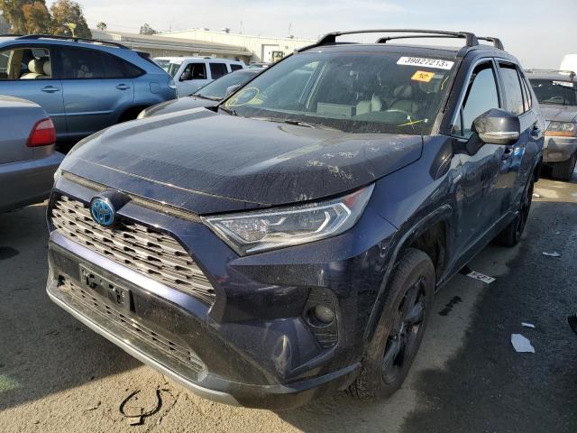 2T3EWRFV0KW042517 - 2019 TOYOTA RAV4 XSE BLUE photo 1